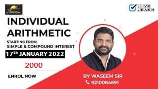 Individual Arithmetic by Waseem Sir